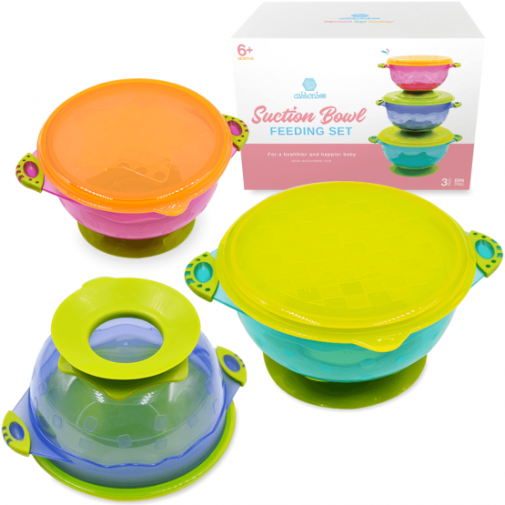 Baby Bowls with Suction