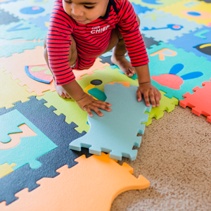 Fabuware Kids Play Mat Puzzle With Fence - Thick And HIGH QUALITY Dura 