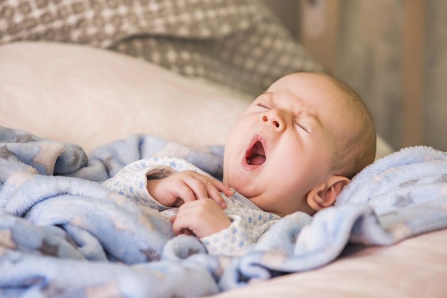 Baby Yawning Before Sleep