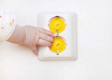 yellow plug covers for babies