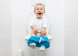 potty training seat with a ladder
